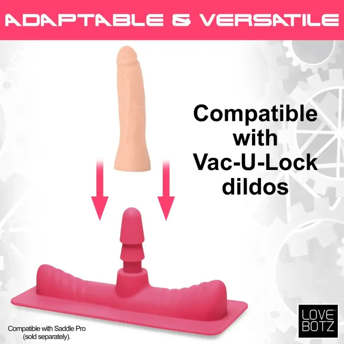 XR Brands Saddle Adapter With Dildo Female Sex Toys