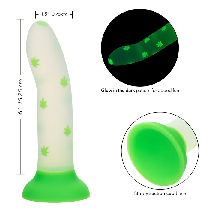 CalExotics Glow Stick Leaf Green Vibrators CalExotics Glow Stick Leaf Green Vibrators
