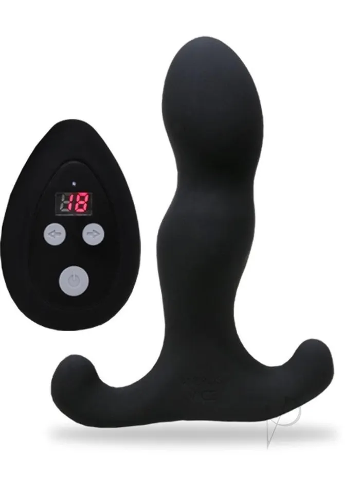 Aneros Female Sex Toys Aneros Vice 2 Vibrating Silicone PSpot Stimulator with Remote Control Black