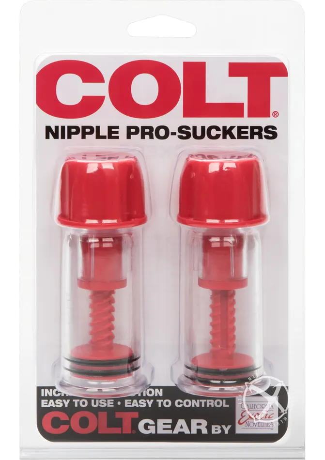 Colt Vibrators COLT Nipple Pro Suckers Red