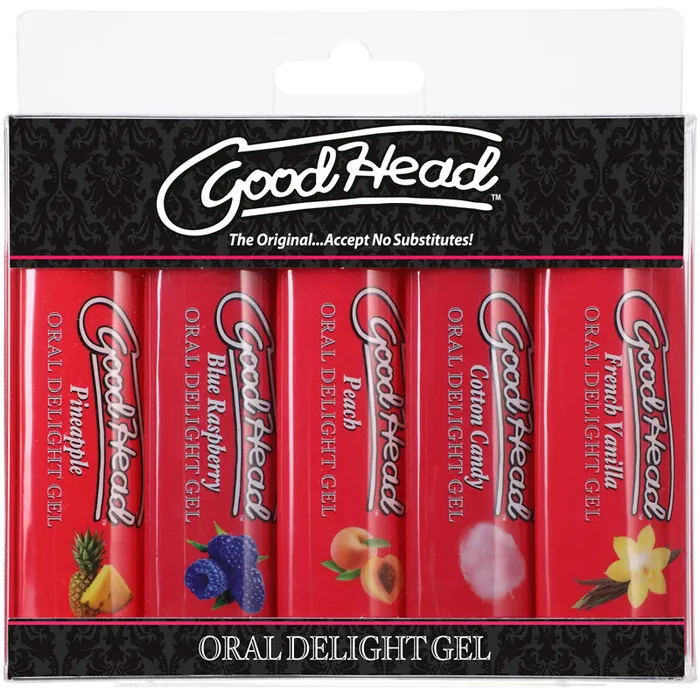 Doc Johnson GoodHead Oral Delight Gel 5 Pack Enhancers