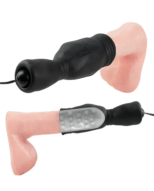 Female Sex Toys Fetish Fantasy Series Fetish Fantasy Series Vibrating Head Teazer Sleeve with Bullet and Wired Remote Control Black Female Sex Toys Fetish Fantasy Series Fetish Fantasy Series Vibrating Head Teazer Sleeve with Bullet and Wired Remote Control Black