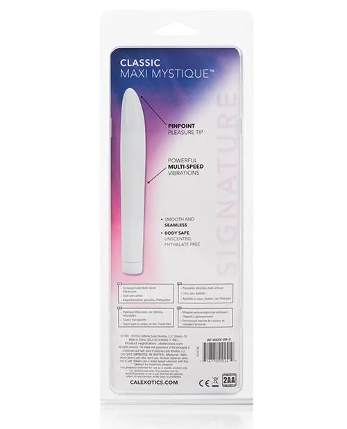 Hard Vibes Female Sex Toys Classic Maxi Mystique Vibrator White Hard Vibes Female Sex Toys Classic Maxi Mystique Vibrator White