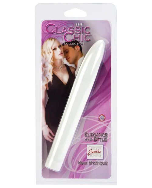 Hard Vibes Female Sex Toys Classic Maxi Mystique Vibrator White Hard Vibes Female Sex Toys Classic Maxi Mystique Vibrator White