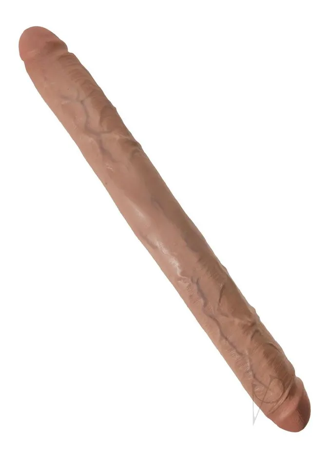 King Cock King Cock Thick Double Dildo 16in Caramel Dildos
