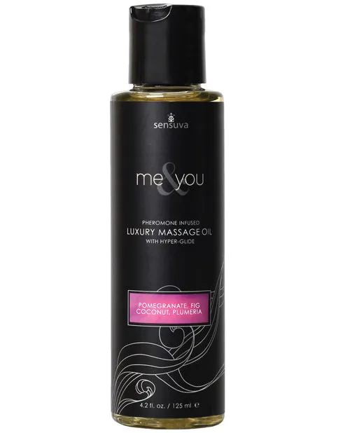 Me and You Pheromone Infused Luxury Massage Oil Pomegranate Fig Coconut Plumeria 42oz Me And You Couples Me and You Pheromone Infused Luxury Massage Oil Pomegranate Fig Coconut Plumeria 42oz Me And You Couples