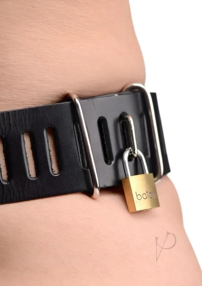 Strict Leather Female Chastity Belt Black Strict Leather Restraints