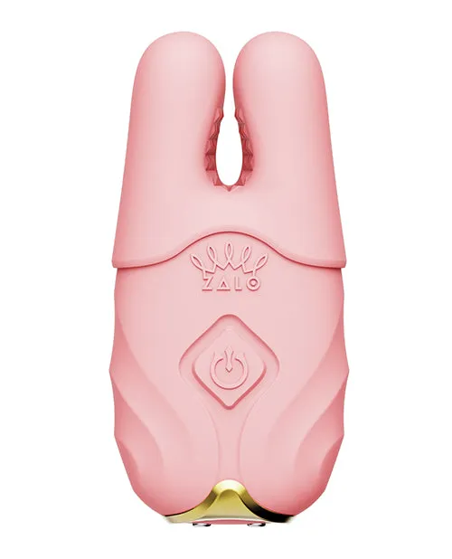 Zalo Zalo Nave Vibrating Nipple Clamps Coral Pink Vibrators Zalo Zalo Nave Vibrating Nipple Clamps Coral Pink Vibrators