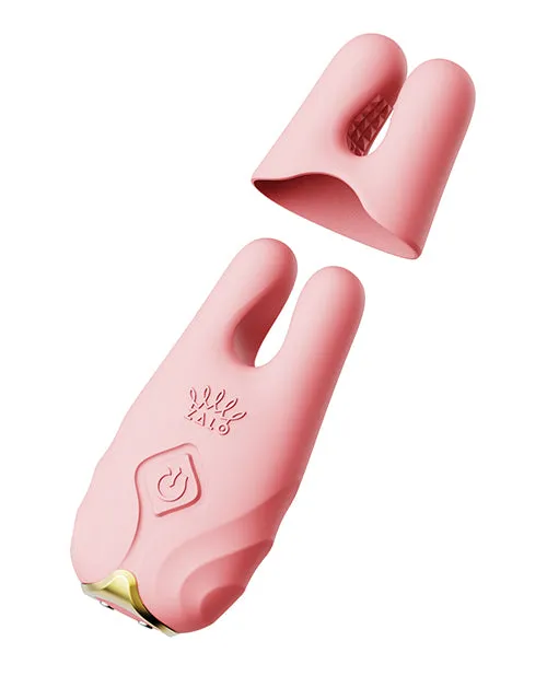 Zalo Zalo Nave Vibrating Nipple Clamps Coral Pink Vibrators Zalo Zalo Nave Vibrating Nipple Clamps Coral Pink Vibrators