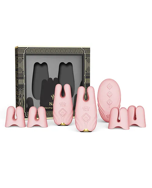 Zalo Zalo Nave Vibrating Nipple Clamps Coral Pink Vibrators Zalo Zalo Nave Vibrating Nipple Clamps Coral Pink Vibrators