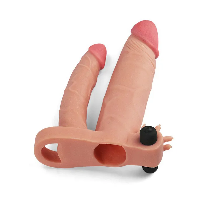 Lovetoy Lovetoy 1 Inch Vibrating Double Pleasure Extender Anal Lovetoy Lovetoy 1 Inch Vibrating Double Pleasure Extender Anal