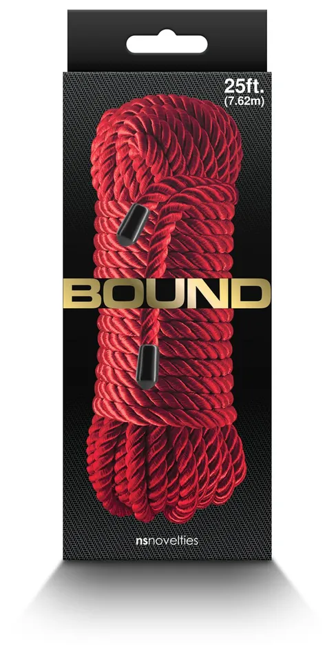 NS Novelties Vibrators Bound Rope Red NS Novelties Vibrators Bound Rope Red