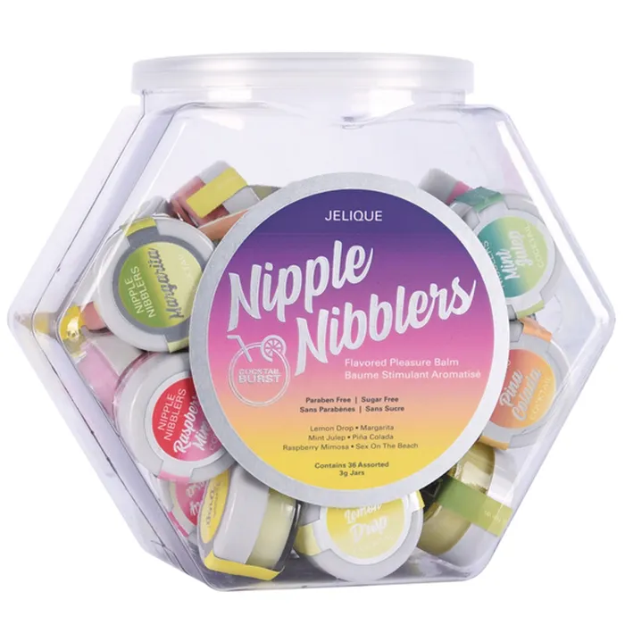 Vibrators Jelique Products Nipple Nibblers Cocktail Pleasure Balm Assorted 36 Pc Bowl 3g Jar Vibrators Jelique Products Nipple Nibblers Cocktail Pleasure Balm Assorted 36 Pc Bowl 3g Jar