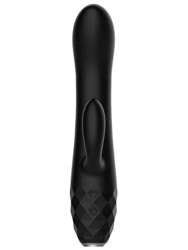 Vibrators Playful Playful Diamonds The Baroness Rechargeable Rabbit Vibe Black Vibrators Playful Playful Diamonds The Baroness Rechargeable Rabbit Vibe Black