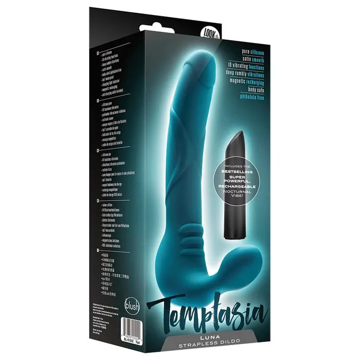 Holiday Dildos Temptasia Luna Strapless Silicone Dildo