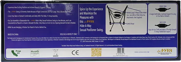 Laviva Hideaway Sexual Position Free Standing Sex Swing Couples