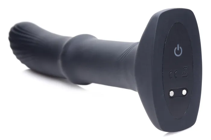 Sliding Shaft Silicone Anal Vibrating Plug XR Brands Anal