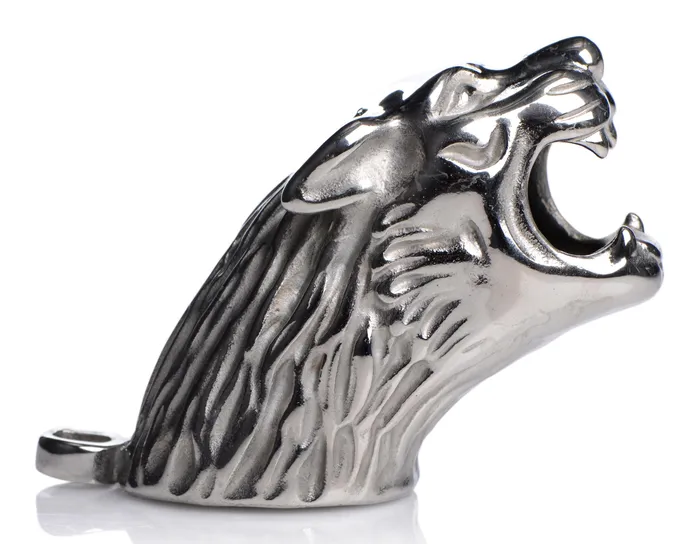 Tiger King Locking Chastity Cage XR Brands Male Sex Toys